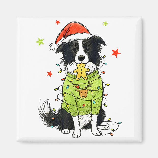 Íman Natal Border Collie Natal Border Collie Cachorro M (Frente)
