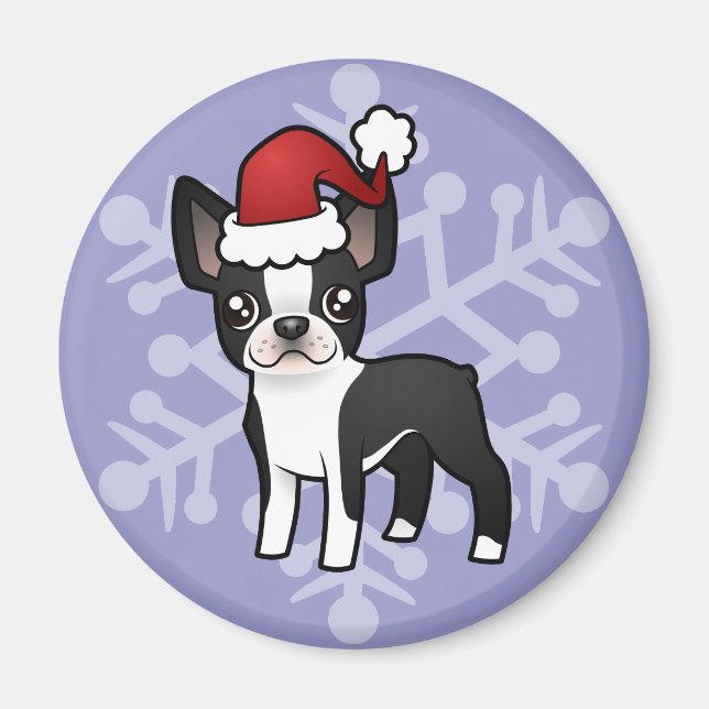 Íman Natal Boston Terrier (Frente)