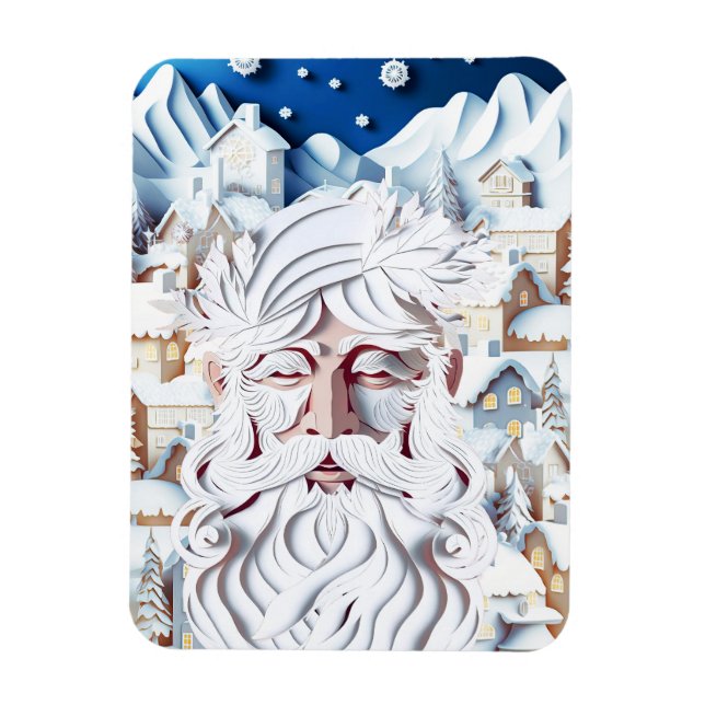 ÍMAN  NATAL BRANCO (Vertical)