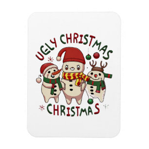 Íman Natal branco ;NATAL FEIO