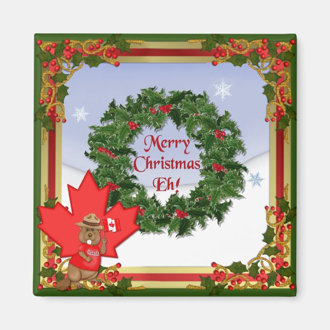 Íman Natal canadense (Frente)