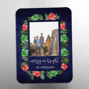 Íman Natal Caprichoso de Cogumelos da Floresta Rústica