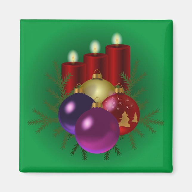 Íman Natal Colorido (Frente)