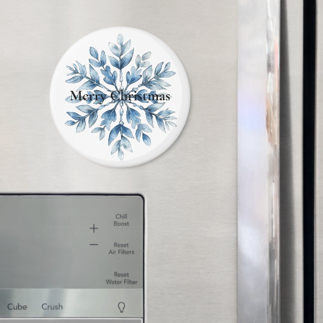 Íman Natal com Floco de Neve Branco Azul (In Situ (Fridge))