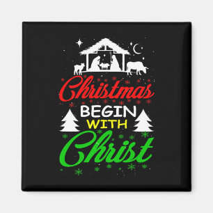 Íman Natal Comece com Cristo