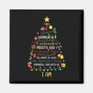 Íman Natal Cristão Jesus Bíblia Nomes Árvore de Natal S