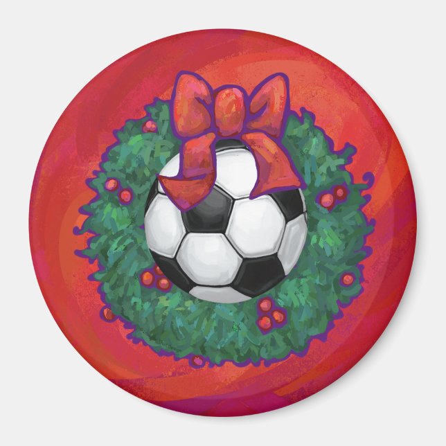 Íman Natal da Bola de Futebol (Frente)