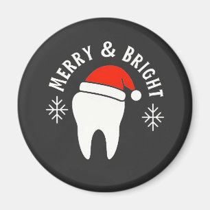 Íman Natal da Dentista Dental feliz e Brilhante
