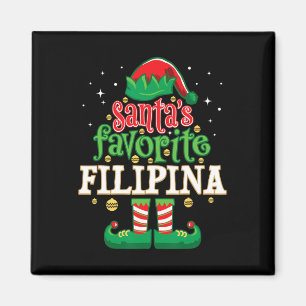 Íman Natal da Favorita de Papai Noel Combinando Filipin