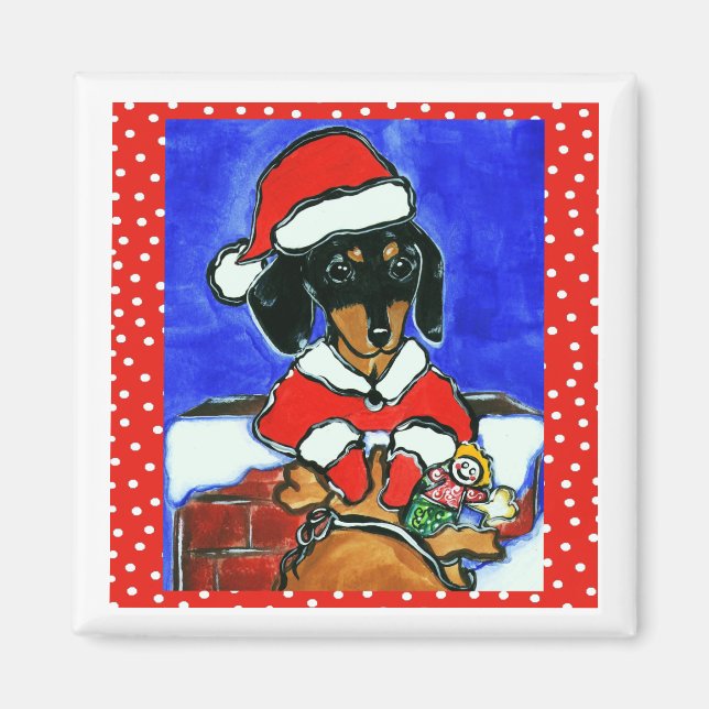 Íman Natal Dachshund (Frente)