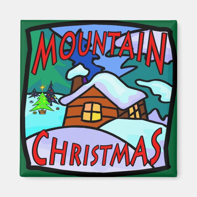 Íman Natal das montanhas (Frente)