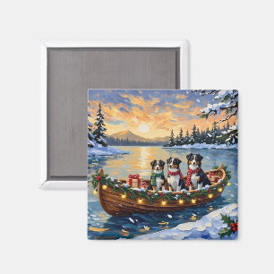 Íman Natal de barco do Australian Shepherd