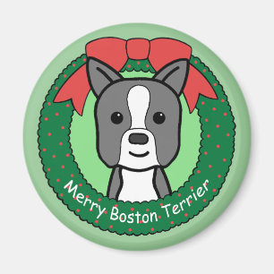 Íman Natal de Boston Terrier