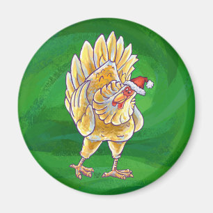 Íman Natal De Frango Em Verde