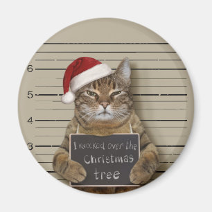 Íman Natal de Gato de Mugshot