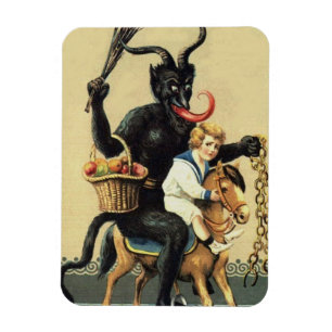 Íman Natal de Natal de Horse Demon de Krampus Rocking