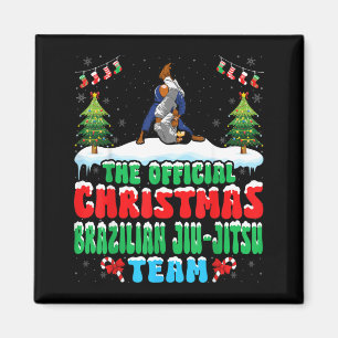 Íman Natal de neve jiu-jitsu brasileiro Artes marciais