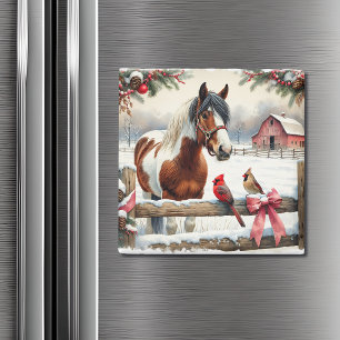 Íman Natal de Pinto Cavalo e Cardeais