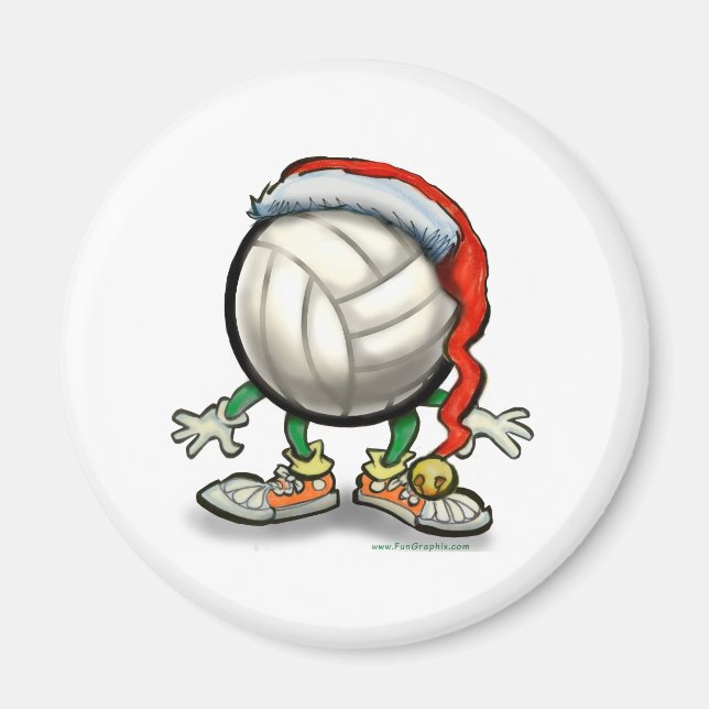 Íman Natal de voleibol (Frente)