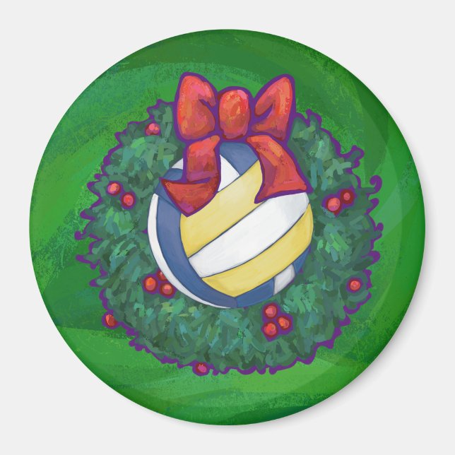 Íman Natal de voleibol (Frente)