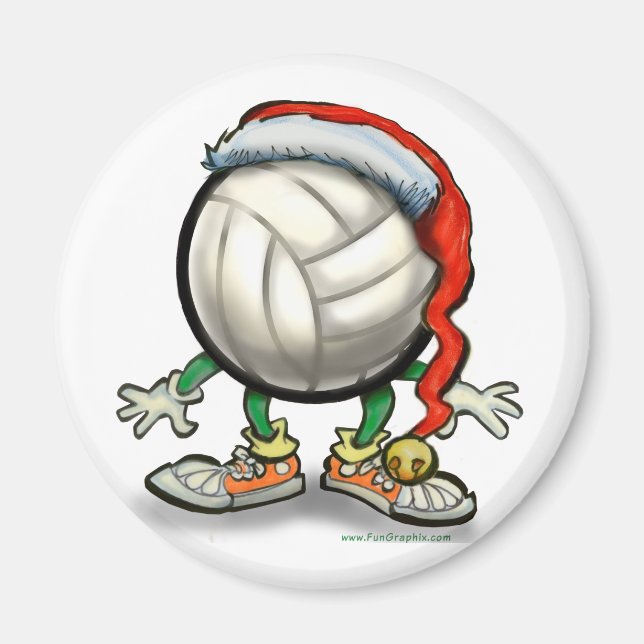 Íman Natal de voleibol (Frente)