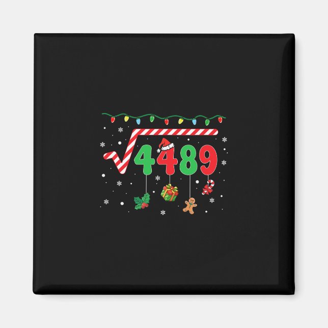 Íman Natal Divertido 6 7 Professor de Matemática 67 Mem (Frente)