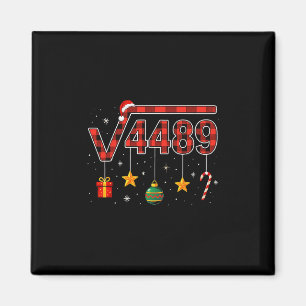 Íman Natal Divertido 6 7 Seis Sete Meme Raiz Quadrada 4