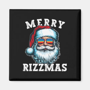Íman Natal Divertido Rizz Meme Feliz Rizzmas Para Moda