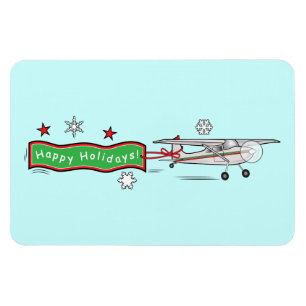 Íman Natal do avião boas festas