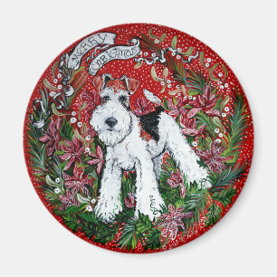 Íman Natal do Fox Terrier do fio