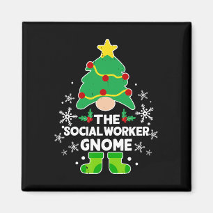 Íman Natal do Natal da Família Gnomos do Trabalhador So