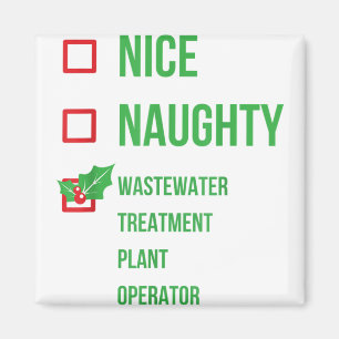 Íman Natal do operador da estação de tratamento de água