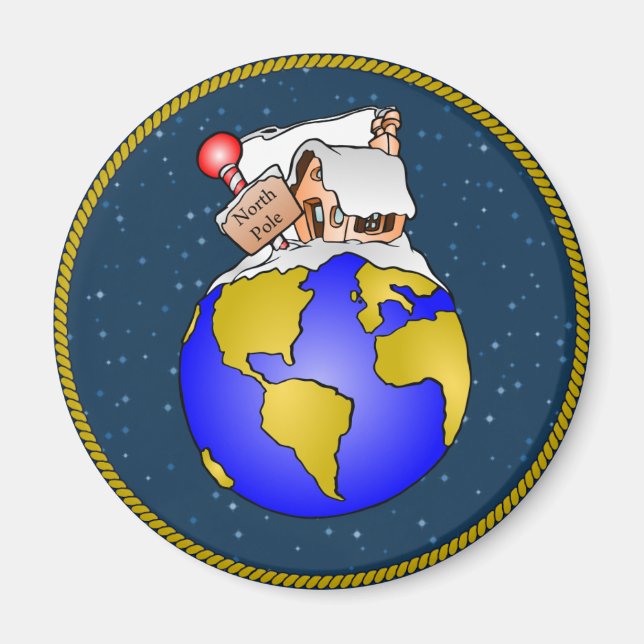 Íman Natal do Polo Norte (Frente)