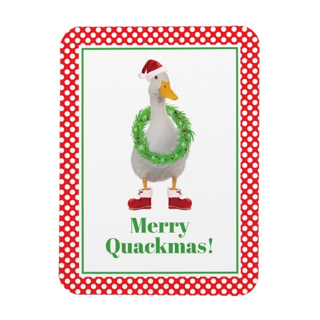 Íman Natal do Quackmas feliz (Vertical)