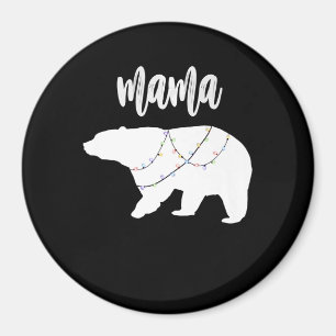 Íman Natal Do Urso Polar De Luzes
