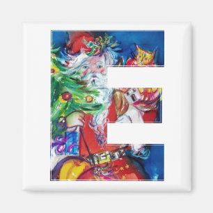 ÍMAN NATAL E LETRA / PAPAIS NOEIS COM ÁRVORE DE NATAL