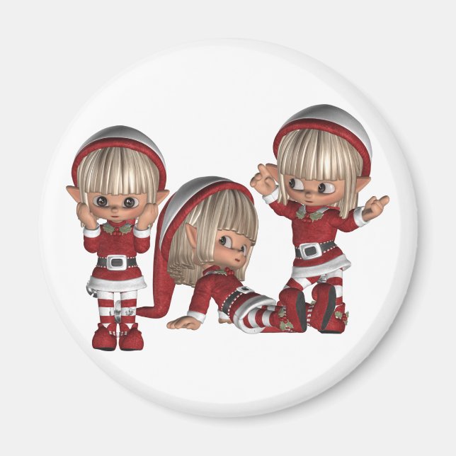 Íman Natal Elves Magnet (Frente)
