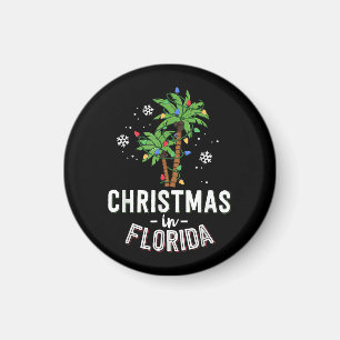 Íman Natal Em Flórida A Família Palm Trees Va