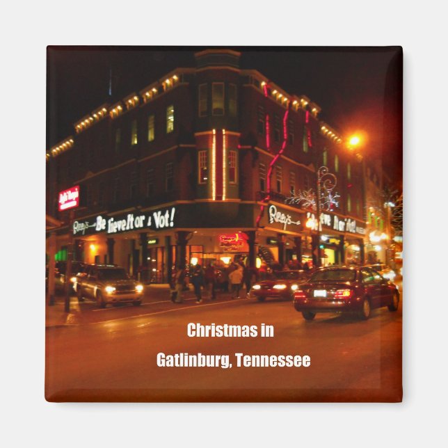 Íman Natal em Gatlinburg, Tennessee (Frente)