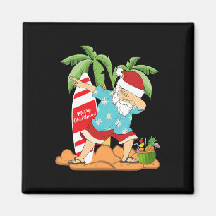Íman Natal Em Julho Dabbing Papai Noel Melancia De Verã