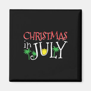 Íman Natal Em Julho Feliz Natal Verão Engraçado San