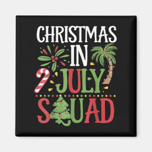 Íman Natal Em Julho Férias De Praia Da Família Tee