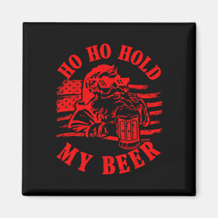 Íman Natal Em Julho Hipster Papai Noel Ho Ho Segure Min