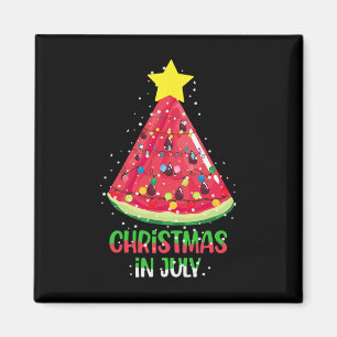 Íman Natal Em Julho Melancia Árvore De Natal De Verão