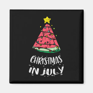 Íman Natal Em Julho Melancia Árvore De Natal De Verão H