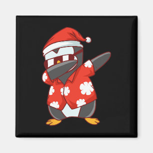 Íman Natal Em Julho Pinguim Engraçado Dabbing