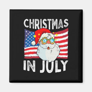 Íman Natal Em Julho Retro Hipster Engraçado Santa Homen