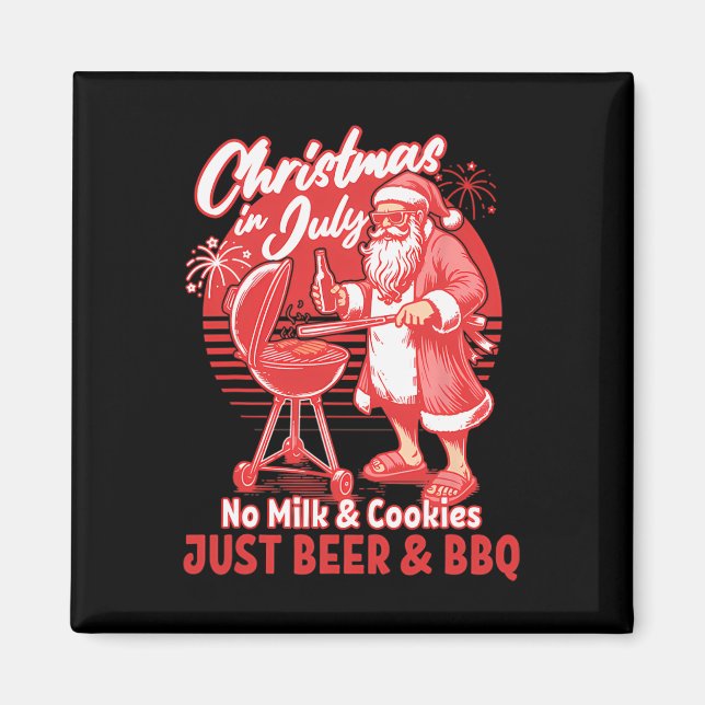 Íman Natal Em Julho Sem Biscoitos De Leite Apenas Bbq P (Frente)