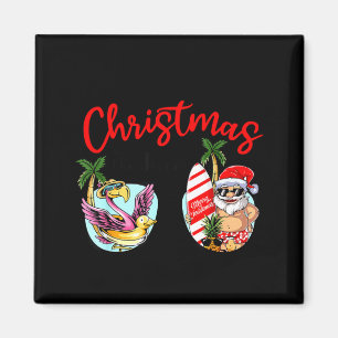 Íman Natal em óculos de sol de junho santa flamingo ver