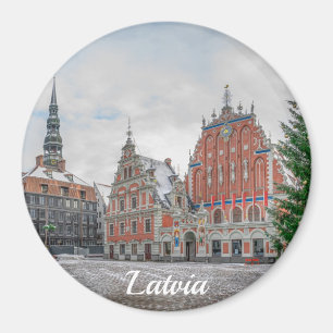 Íman Natal em Riga Latvia Magnet